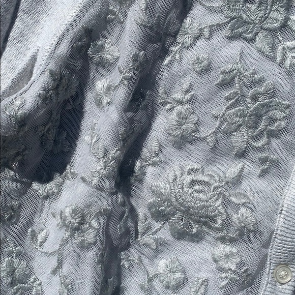Abercrombie & Fitch Lace Sweater - Picture 2 of 9